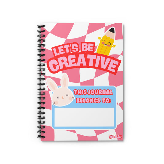 Ms Ash Spiral Notebook (Pink)