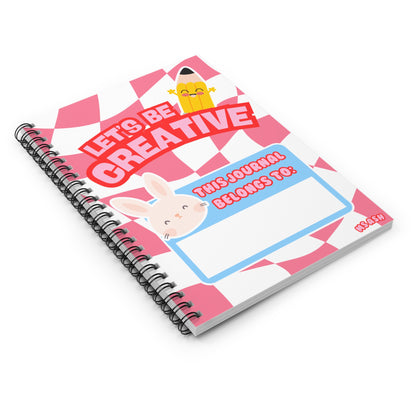 Ms Ash Spiral Notebook (Pink)