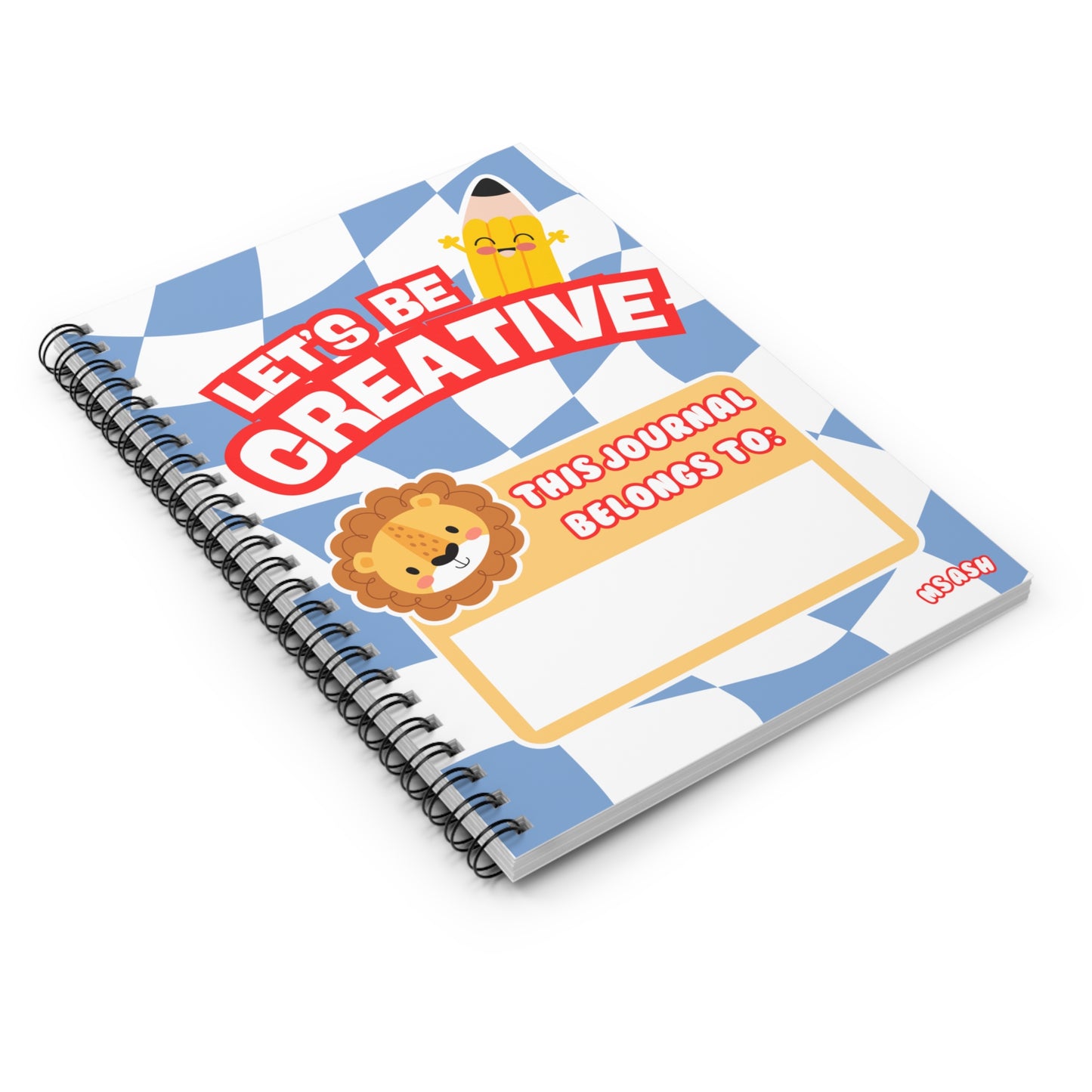 Ms Ash Spiral Notebook (Blue)