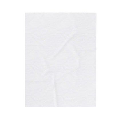 Ms Ash Plush Velveteen Blanket (Blue)