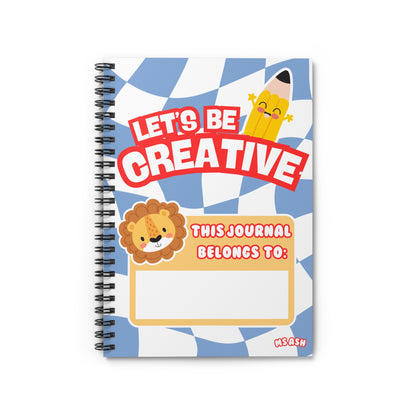 Ms Ash Spiral Notebook (Blue)