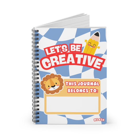 Ms Ash Spiral Notebook (Blue)