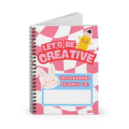 Ms Ash Spiral Notebook (Pink)